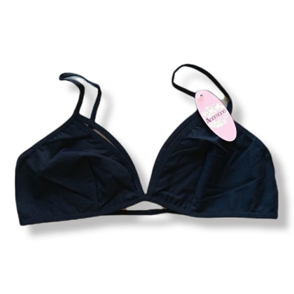 3/$20. Peek-a-boo Bralette Black